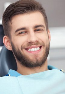 a patient undergoing a dental checkup near East Petersburg